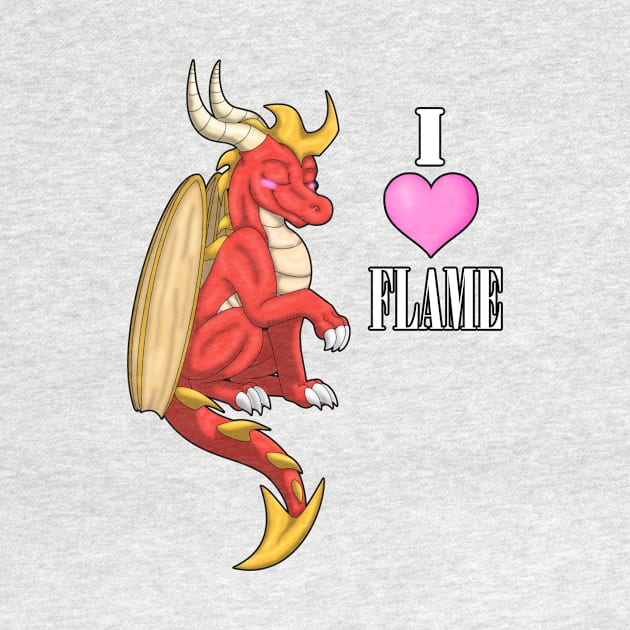 I Love Flame by spyroid101